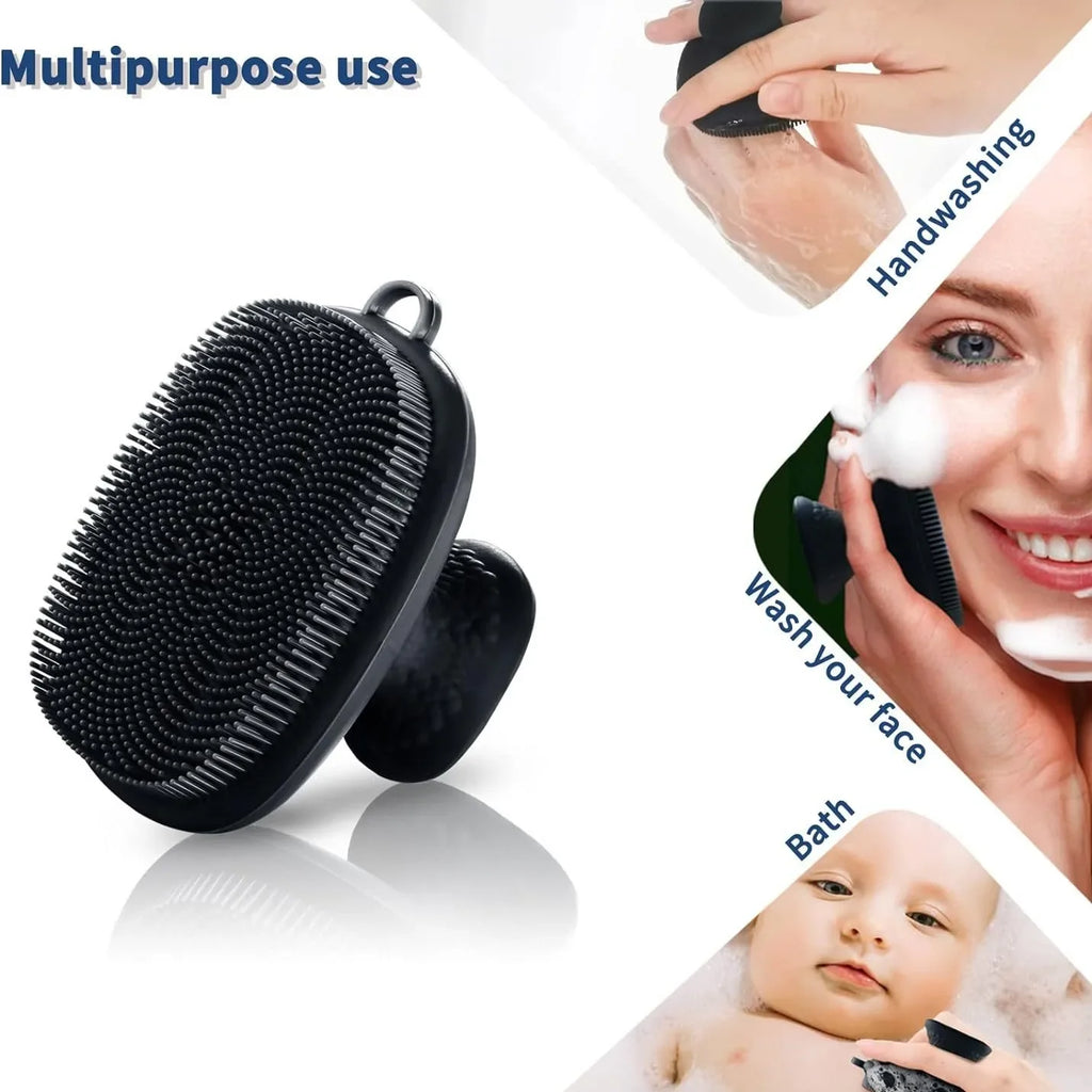 Glow Beauty Silicone Face Scrubber Gentle Facial Cleansing for Healthy - Looking Skin